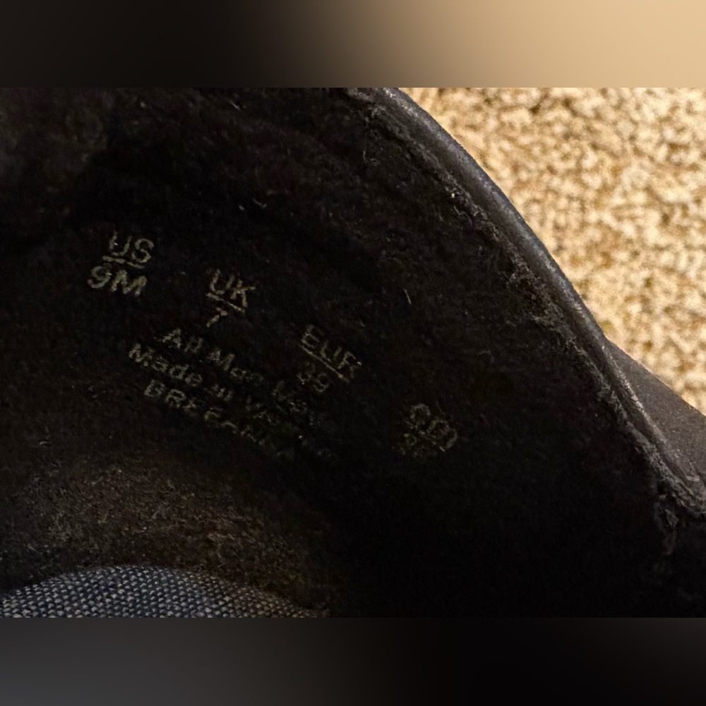 Dr. Scholl’s Charcoal Wedge Ankle Booties with Side Zipper Comfort Shoes - Picture 6 of 9